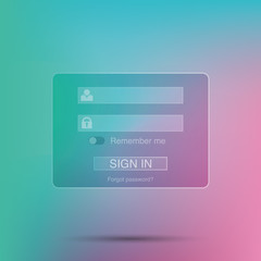 Dropdown menu. Vector illustration. UI