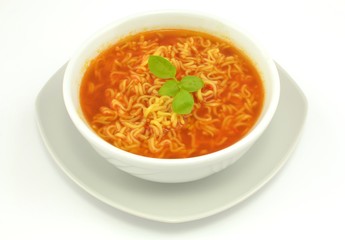 tomato soup with noodles