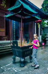 visite d'un temple chinois