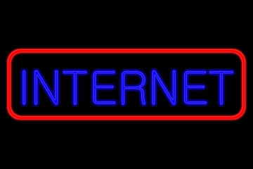 Neon Sign Internet