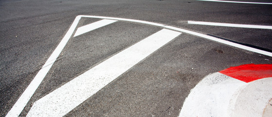Car race asphalt