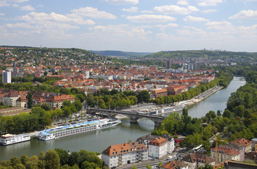 Fototapeta na wymiar View of Würzbur