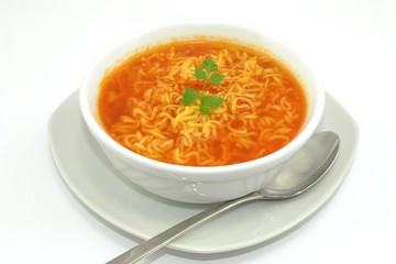 tomato soup with noodles