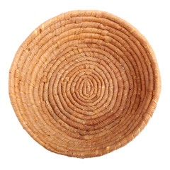 Fototapeta premium An empty wicker dish.