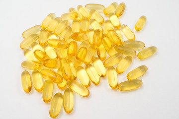 Cod liver oil Omega 3 capsules