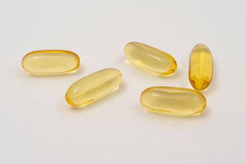 Cod liver oil Omega 3 capsules