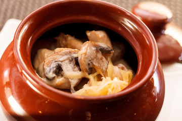 Goulash in a pot