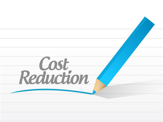 cost reduction message illustration design