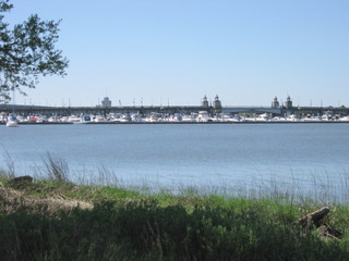Fototapeta premium Ponte sull'Ashley River in South Carolina