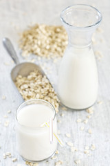 Homemade oat milk