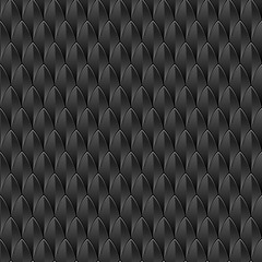 Black Reptile Skin