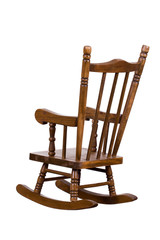 old wooden rocking chair