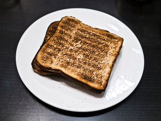 Burnt toast