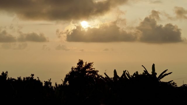 Manago Hotel Sunset, Timelapse, Big Island, Hawaii, USA