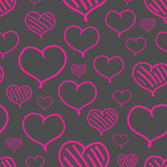 vector repeated valentine pattern