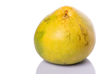 Fototapeta premium Pomelo or Shaddock fruit over white background