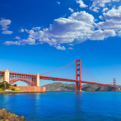Obraz premium Golden Gate Bridge San Francisco from Presidio California