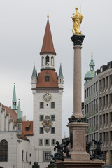 Fototapeta na wymiar The Old Town Hall of Munich