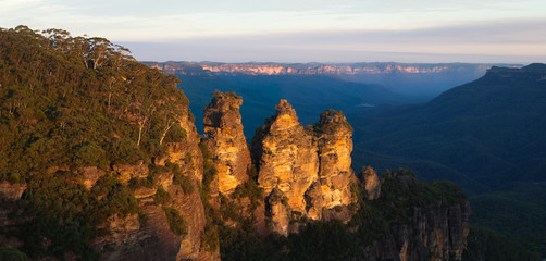 The iconic Three Sisters in the Blue Mountains