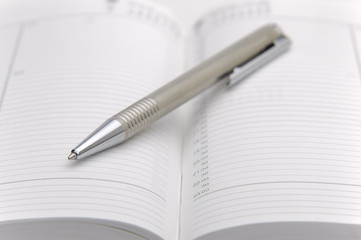 Terminkalender mit Stift