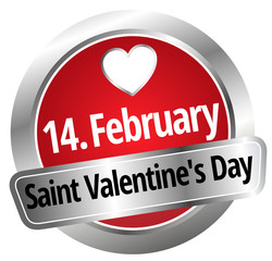 14. February Saint Valentin`s Day