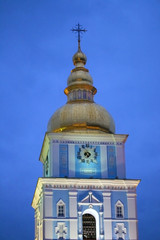 Belfry of Michael Monastery in Kiev.