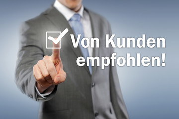 von Kunden empfohlen