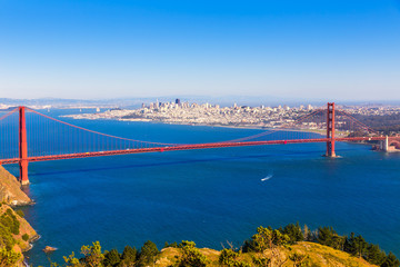 San Francisco Golden Gate Bridge Marin pointes en Californie