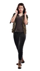 Fototapeta premium young woman dancing