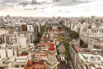 Foto auf Alu-Dibond Stadtbild von Buenos Aires © theblackfatcat