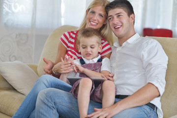 Fototapeta premium family at home