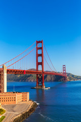 Golden Gate Bridge San Francisco from Presidio California
