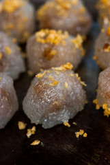 Sago pork, Thai Dessert and Appetizer
