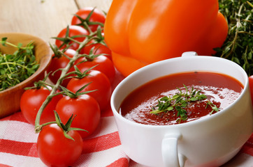 Tomato Gazpacho soup