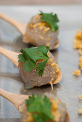 Sago pork, Thai Dessert and Appetizer