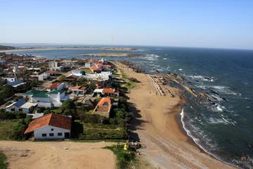 Zelfklevend Fotobehang Atlantic coastline, La Paloma, Uruguay © Łukasz Kurbiel