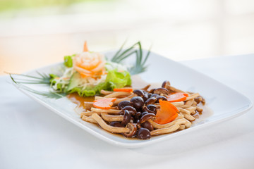 Fired oyster Mushrooms