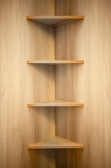 wooden shelves © vlntn