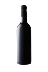 wine bottle isolated