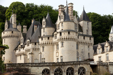 Castel of Rigny-Usse . Loire Valley, France