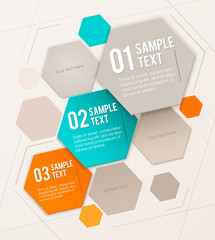 Modern vector design template