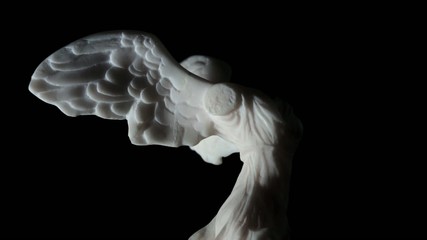 The Victory of Samothrace is a marble sculpture