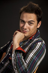 Self confident young businessman