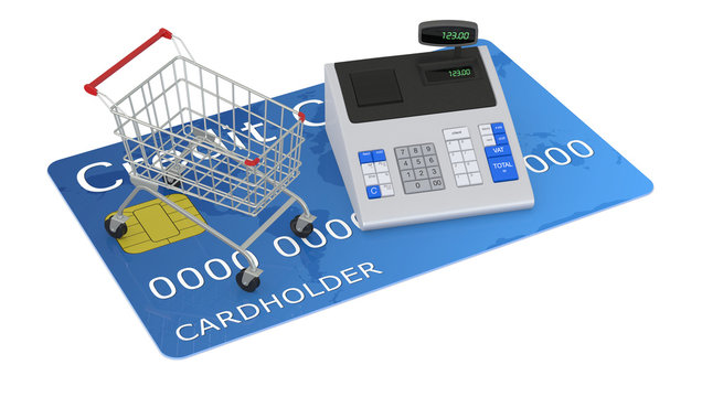 shopping with credit card