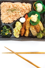 Contemporary Japanese ready-made lunchbox  bento box