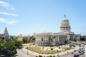 Obraz premium The Capitol in Havana, Cuba