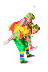 Two smiling clowns © pirotehnik