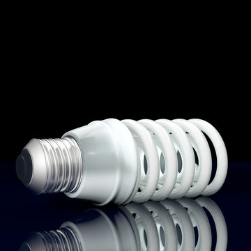 Energiesparlampe - 3d Render