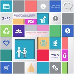 Infographic background