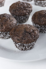 Simple chocolate muffins